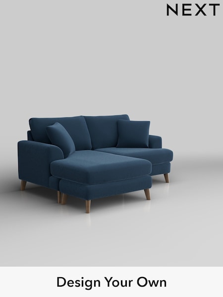 Plush Velvet Easy Clean/Airforce Blue Parker (H37000) | £1,550