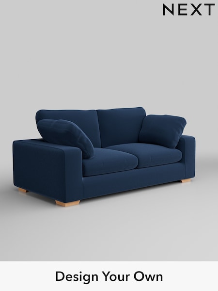 Plush Velvet Easy Clean/Airforce Blue N Premium The Snuggle Grand (H37003) | £1,799
