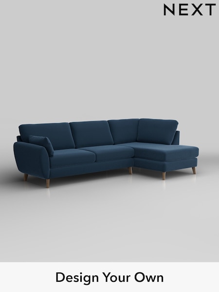 Plush Velvet Easy Clean/Airforce Blue Wilson (H37005) | £1,699