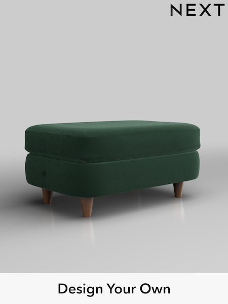 Plush Velvet Easy Clean/Bottle Green Camden (H37006) | £350