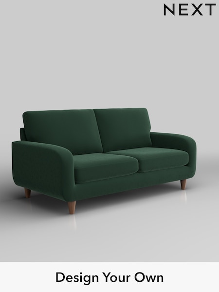 Plush Velvet Easy Clean/Bottle Green Camden (H37006) | £999