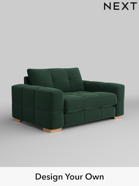 Plush Velvet Easy Clean/Bottle Green Brooke Deep Sit (H37007) | £1,525