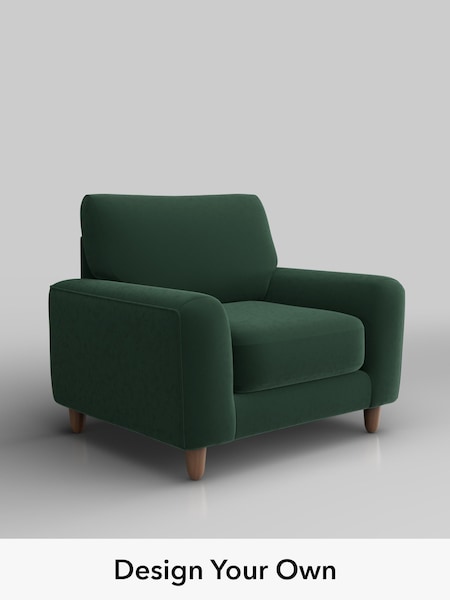 Plush Velvet Easy Clean/Bottle Green Campbell (H37008) | £875