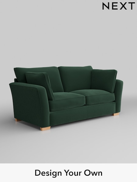 Plush Velvet Easy Clean/Bottle Green Heath Highback (H37009) | £1,225