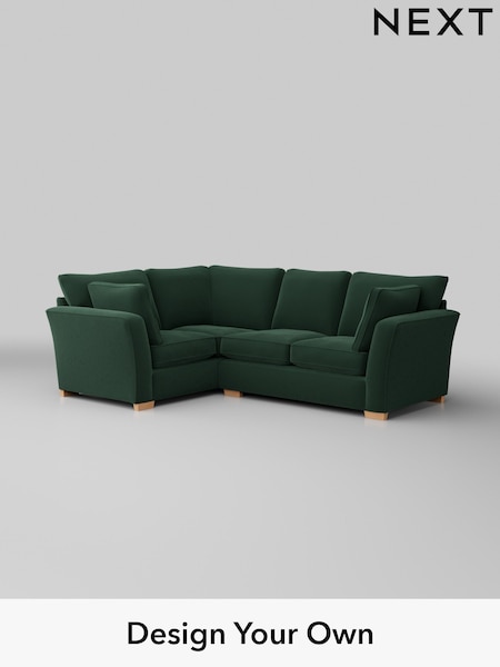 Plush Velvet Easy Clean/Bottle Green Heath Highback (H37009) | £2,050