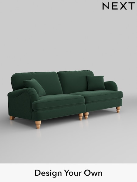 Plush Velvet Easy Clean/Bottle Green Lilly Ii (H37010) | £1,150