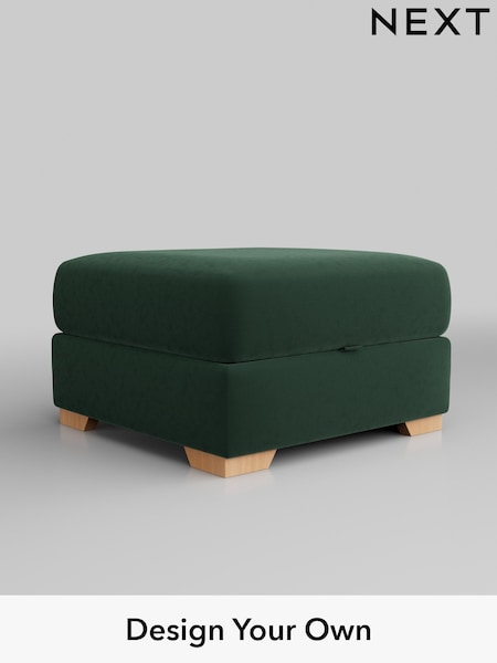 Plush Velvet Easy Clean/Bottle Green Houghton Deep Relaxed Sit (H37011) | £499