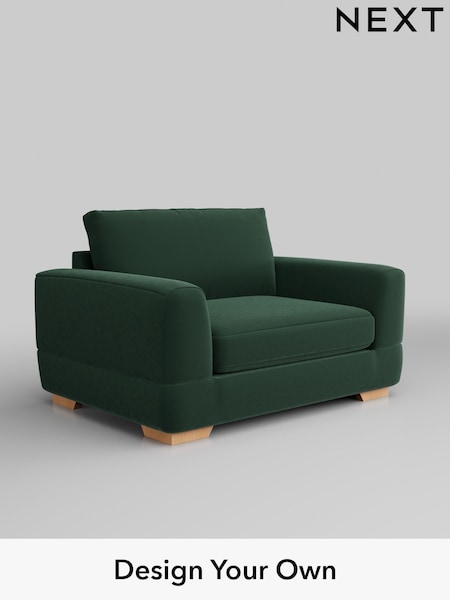 Plush Velvet Easy Clean/Bottle Green Clayton (H37012) | £950