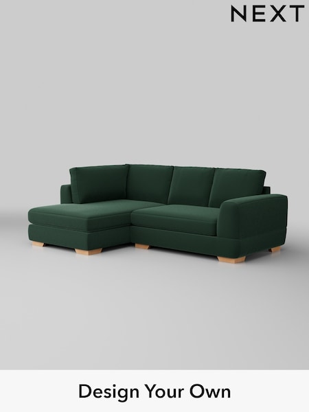 Plush Velvet Easy Clean/Bottle Green Clayton (H37012) | £1,725