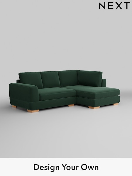 Plush Velvet Easy Clean/Bottle Green Clayton (H37012) | £1,725