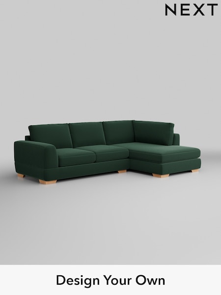Plush Velvet Easy Clean/Bottle Green Clayton (H37012) | £1,825