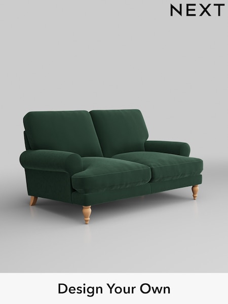 Plush Velvet Easy Clean/Bottle Green Erin Deep Relaxed Sit (H37013) | £1,175