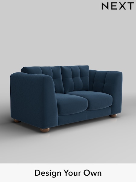 Plush Velvet Easy Clean/Airforce Blue Jasmine (H37014) | £1,275