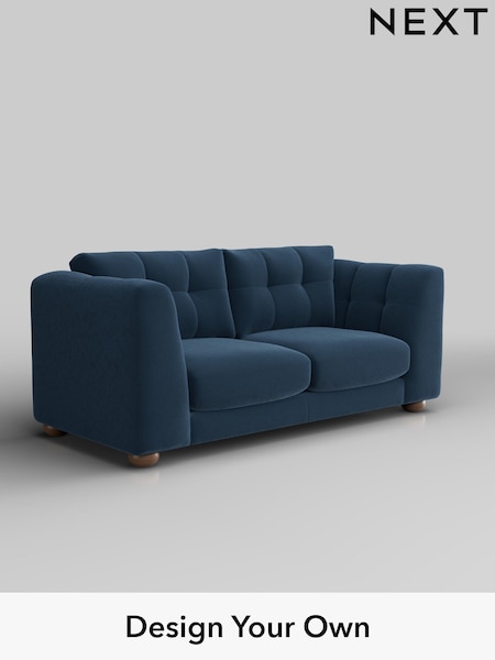 Plush Velvet Easy Clean/Airforce Blue Jasmine (H37014) | £1,375