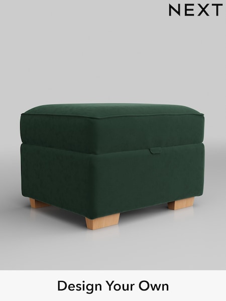 Plush Velvet Easy Clean/Bottle Green Michigan Ii (H37017) | £475