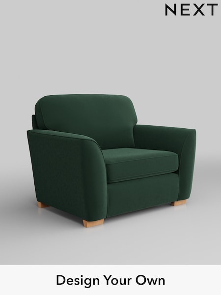 Plush Velvet Easy Clean/Bottle Green Malvern (H37018) | £725