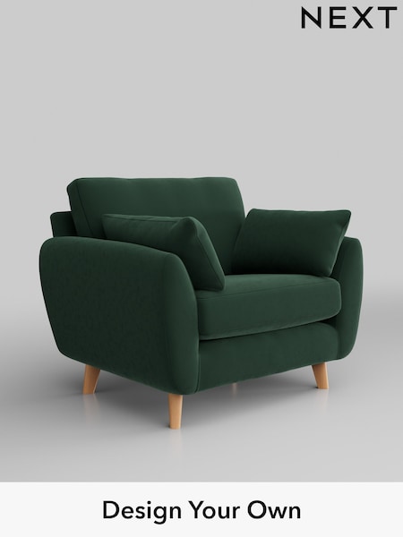 Plush Velvet Easy Clean/Bottle Green Wilson (H37019) | £650