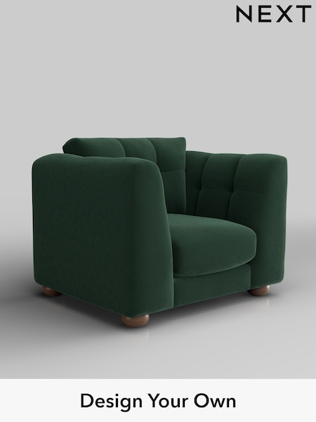 Plush Velvet Easy Clean/Bottle Green Jasmine (H37022) | £1,075