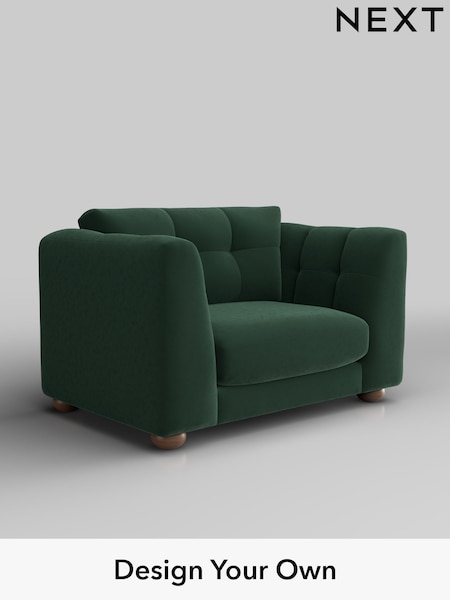 Plush Velvet Easy Clean/Bottle Green Jasmine (H37022) | £1,175