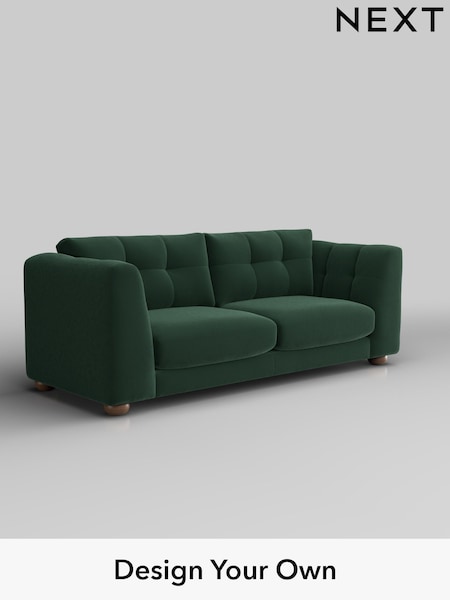 Plush Velvet Easy Clean/Bottle Green Jasmine (H37022) | £1,475