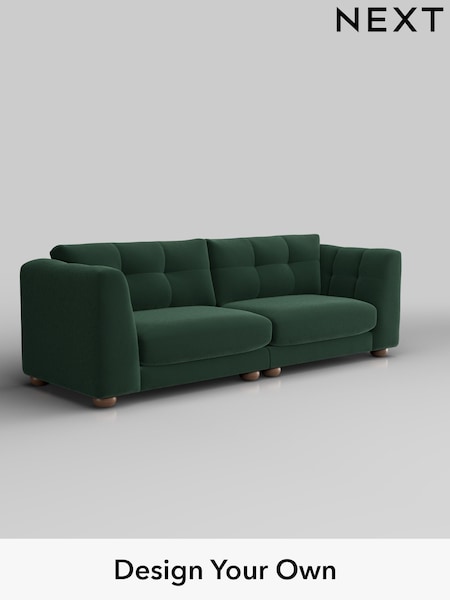 Plush Velvet Easy Clean/Bottle Green Jasmine (H37022) | £1,575