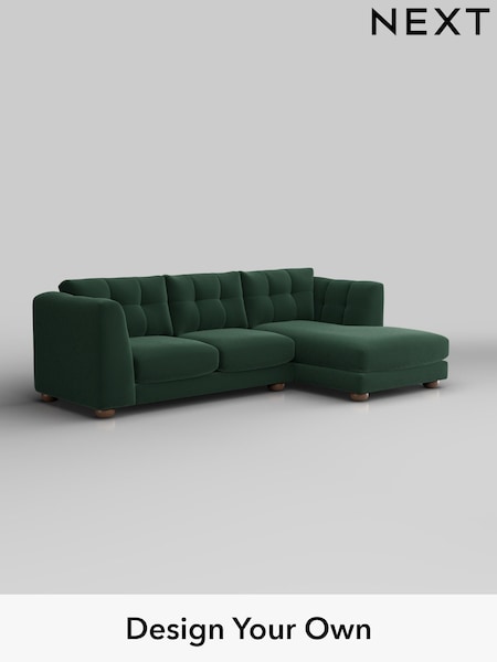 Plush Velvet Easy Clean/Bottle Green Jasmine (H37022) | £2,075