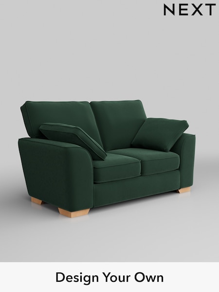 Plush Velvet Easy Clean/Bottle Green Stamford (H37026) | £1,050