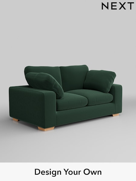 Plush Velvet Easy Clean/Bottle Green N Premium The Snuggle Grand (H37027) | £1,699
