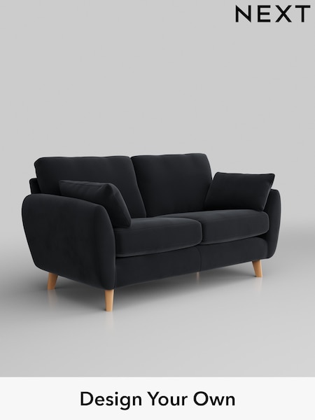 Plush Velvet Easy Clean/Charcoal Grey Wilson (H37029) | £899