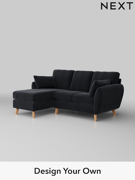 Plush Velvet Easy Clean/Charcoal Grey Wilson (H37029) | £1,499
