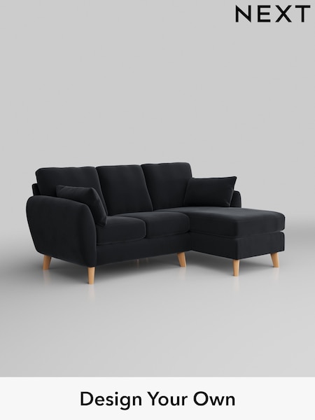 Plush Velvet Easy Clean/Charcoal Grey Wilson (H37029) | £1,499