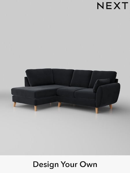 Plush Velvet Easy Clean/Charcoal Grey Wilson (H37029) | £1,599