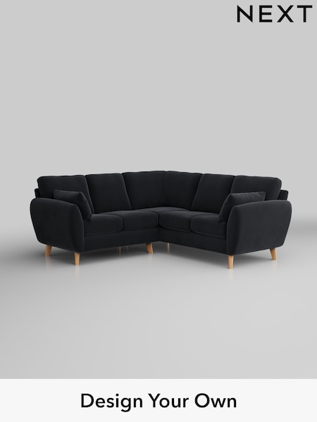 Plush Velvet Easy Clean/Charcoal Grey Wilson (H37029) | £1,550
