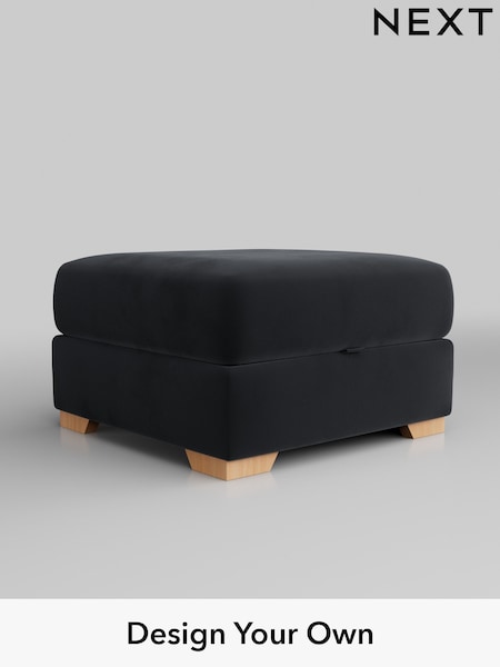 Plush Velvet Easy Clean/Charcoal Grey Houghton Deep Relaxed Sit (H37031) | £499