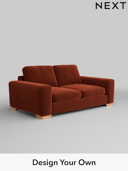 Plush Velvet Easy Clean/Ginger Orange Houghton Deep Sit (H37032) | £1,275