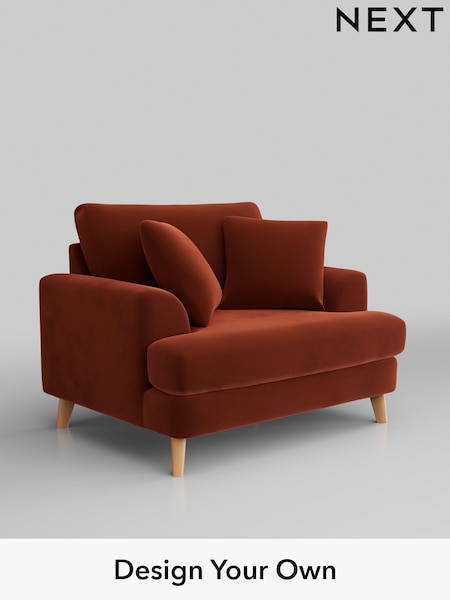 Plush Velvet Easy Clean/Ginger Orange Parker (H37038) | £975