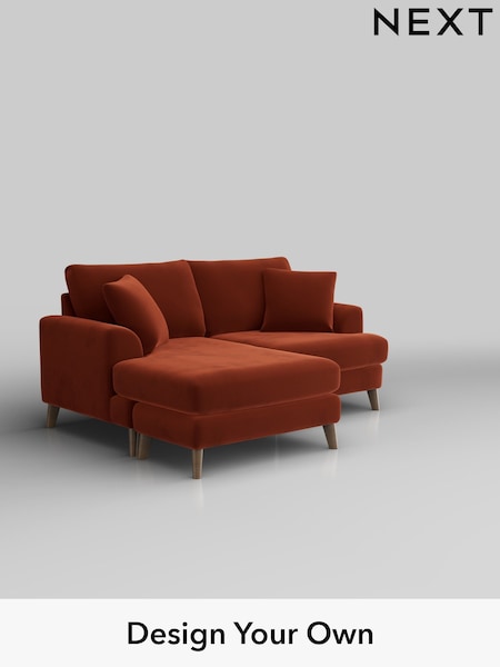 Plush Velvet Easy Clean/Ginger Orange Parker (H37038) | £1,550
