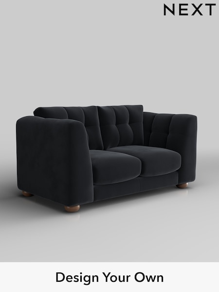 Plush Velvet Easy Clean/Charcoal Grey Jasmine (H37042) | £1,275