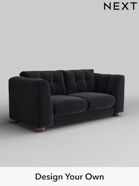 Plush Velvet Easy Clean/Charcoal Grey Jasmine (H37042) | £1,375