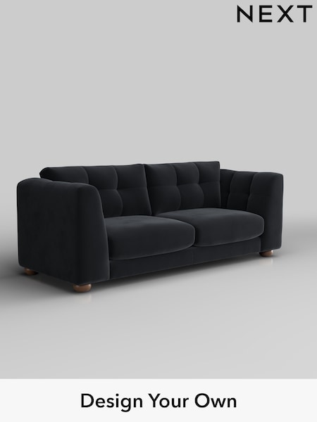 Plush Velvet Easy Clean/Charcoal Grey Jasmine (H37042) | £1,475
