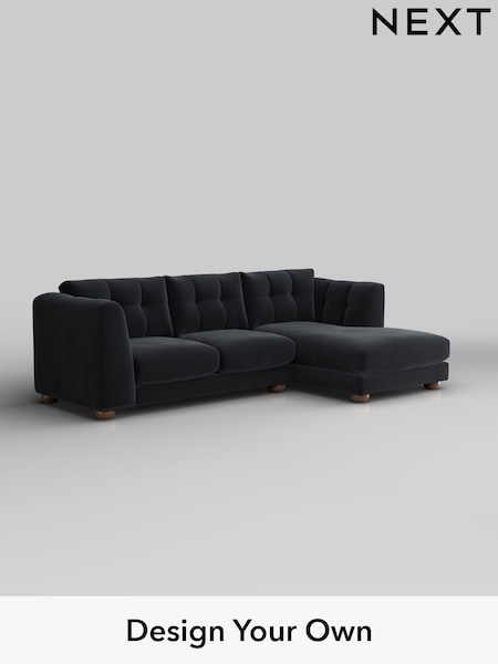 Plush Velvet Easy Clean/Charcoal Grey Jasmine (H37042) | £2,075