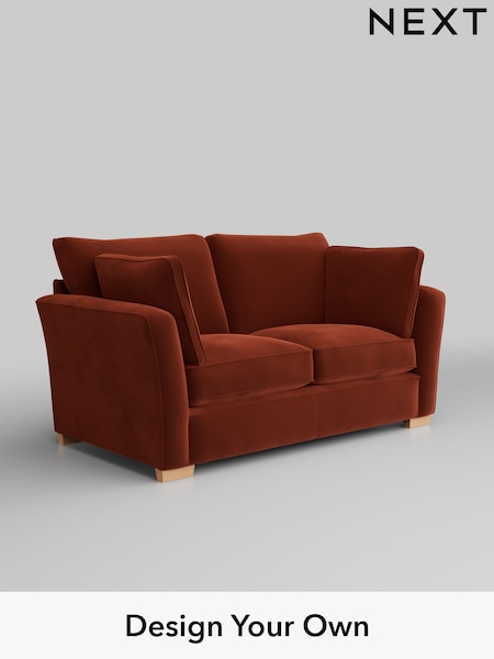 Plush Velvet Easy Clean/Ginger Orange Heath Highback (H37043) | £1,125