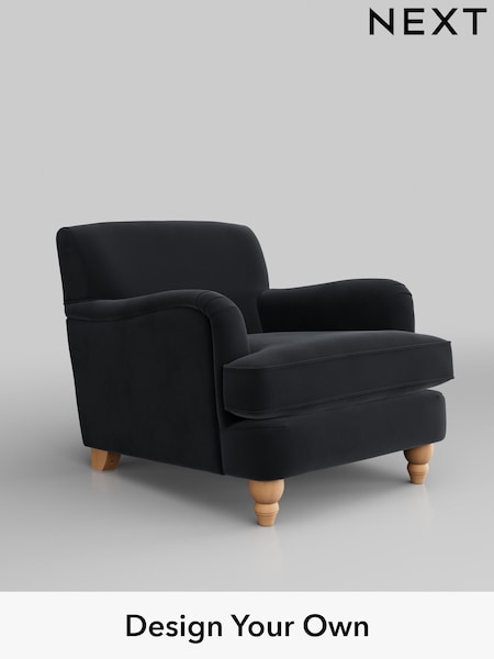 Plush Velvet Easy Clean/Charcoal Grey Lilly Ii (H37046) | £650