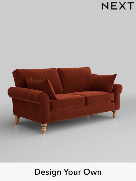 Plush Velvet Easy Clean/Ginger Orange Mallory (H37049) | £899