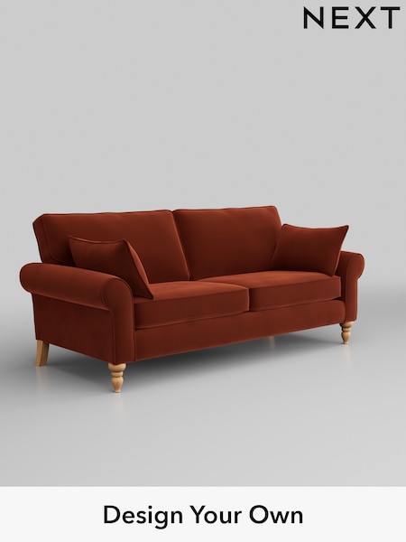 Plush Velvet Easy Clean/Ginger Orange Mallory (H37049) | £999