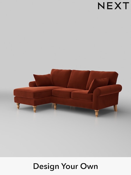 Plush Velvet Easy Clean/Ginger Orange Mallory (H37049) | £1,475