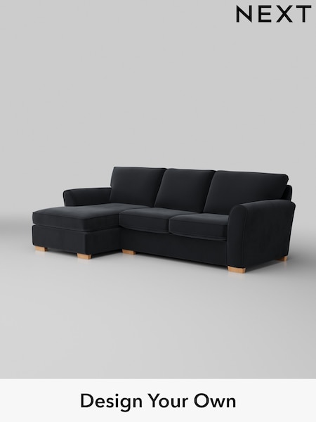 Plush Velvet Easy Clean/Charcoal Grey Michigan Ii (H37050) | £1,525