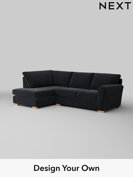 Plush Velvet Easy Clean/Charcoal Grey Michigan Ii (H37050) | £1,550