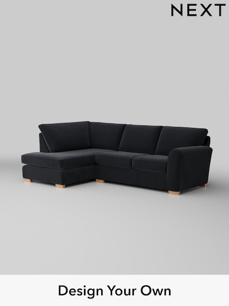 Plush Velvet Easy Clean/Charcoal Grey Michigan Ii (H37050) | £1,550