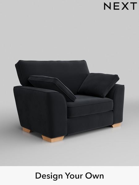 Plush Velvet Easy Clean/Charcoal Grey Stamford (H37052) | £850